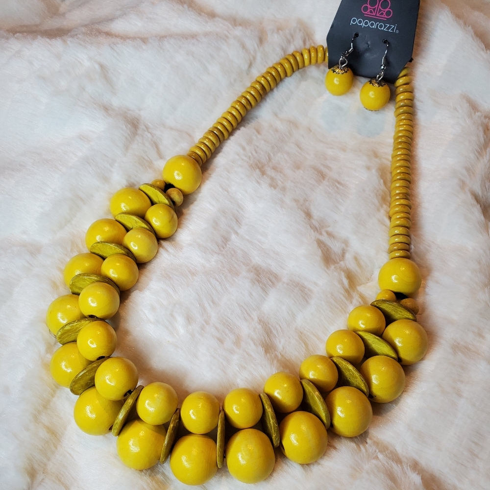Wooden Bead Necklace